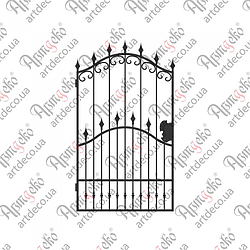 Кована хвіртка (КД-07) 2200х1245 КОМПЛЕКТ ЕЛЕМЕНТІВ