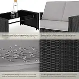 Набір меблів для відпочинку Lucca, чорний колір, фото 6