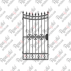 Кована хвіртка (КД-05) 2180х1100. КОМПЛЕКТ ЕЛЕМЕНТІВ
