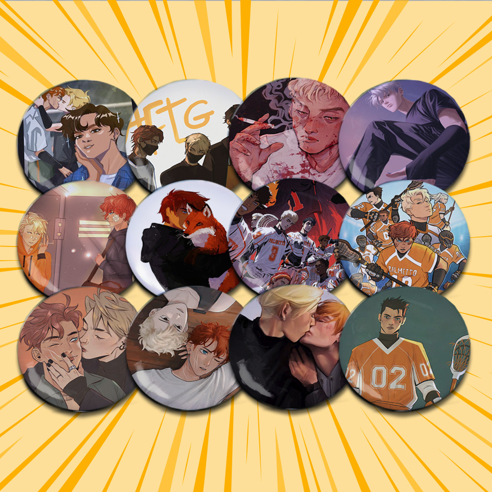 Набір значків 44 мм The Foxhole Court (All for the Game) | Все заради Гри 02