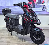 Електромопед Corso Bullet BL-230088 (1) +1 ЯЩИК АКУМ., двигун 2000W, акумулятор 72V/38Ah, в коробці, фото 10