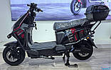 Електромопед Corso Bullet BL-230088 (1) +1 ЯЩИК АКУМ., двигун 2000W, акумулятор 72V/38Ah, в коробці, фото 9