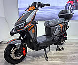 Електричний мопед Corso Bullet BL-456037 (1) +1 ЯЩИК АКУМ., двигун 2000W, акумулятор 72V/38Ah, фото 5