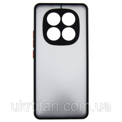 Оригінал! Чохол до мобільного телефона Dengos Matte Xiaomi Redmi Note 14 Pro (Black) (DG-TPU-MATT-156) - Вища Якість!, фото 1