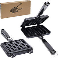 Вафельниця з антипригарним покриттям на газ (ZD-F001)