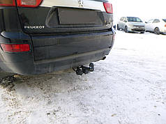 Фаркоп Peugeot 4007 2007-2012 (Пежо 4007) без зняття бампера Американська вставка під квадрат