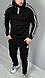 Спортивный костюм Adidas демисезонный мужской спорт костюм Адидас с капюшоном fms - фото 3 - id-p2505655705