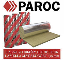 PAROC Hvac Lamella Mat AluCoat 1000х8000х30 мм (35 кг/м3)