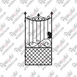 Кована хвіртка .(КД-04) 2135х1070 КОМПЛЕКТ ЕЛЕМЕНТІВ