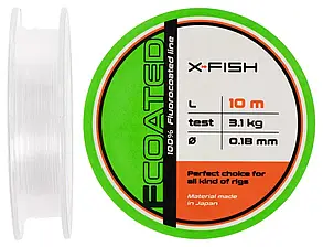 Флюрокарбон X-Fish FCoated 10m 0.18mm 3.1kg
