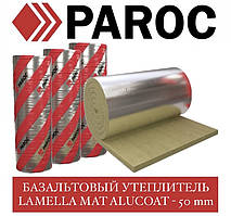 PAROC Hvac Lamella Mat AluCoat 1000х50х50 мм (35 кг/м3)