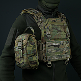 Підсумок-аптечка мультикам (20х16,5х8,7 см) | Швидкий скид Kiborg GU Cordura 1000D + NIR-просочення, фото 8