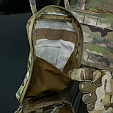 Підсумок-аптечка мультикам (20х16,5х8,7 см) | Швидкий скид Kiborg GU Cordura 1000D + NIR-просочення, фото 11