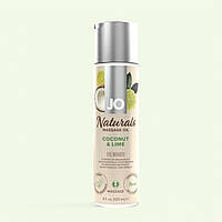 Масажна олія для романтичного вечора JO Naturals Massage Oil Coconut&Lime (120 мл)