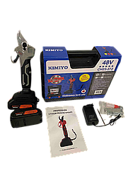 Акумуляторний секатор KIMIYO CH 23-372 сірий (2АКБ, 48В(18V) , 4AH), АКБ секатор