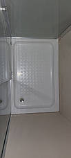 Душовий піддон 100*80*18 см акриловий прямокутний з панеллю Beta Shower (Туреччина), фото 3