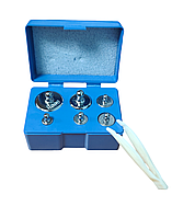 Гіри калібрувальні класу точності М2 в наборі 6 штук (100,50,20,20,10,5 г)