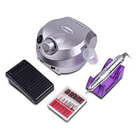 Фрезер для манікюру BUCOS Nail Drill ZS-601 PRO PINK на 45 Вт/3500  (+набір фрез і педаль)
