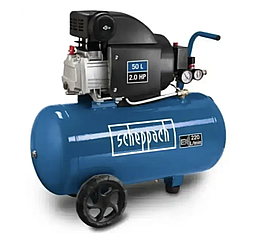 Компресор повітряний Scheppach 50 л ( 2.4 кВт / 8 бар / 200 л/хв )