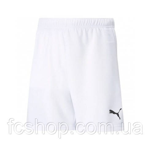 Дитячі шорти Puma Team Rise Short Jr 704943-03, Білий, Розмір (EU) — 140 cm, фото 1