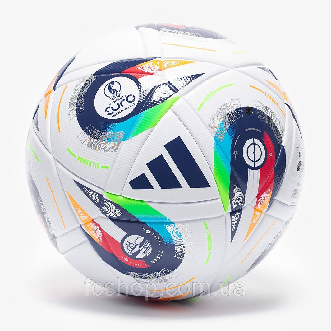 Футбольний м'яч Adidas W Euro2025 League JH1262, Білий, Розмір (EU) — 5