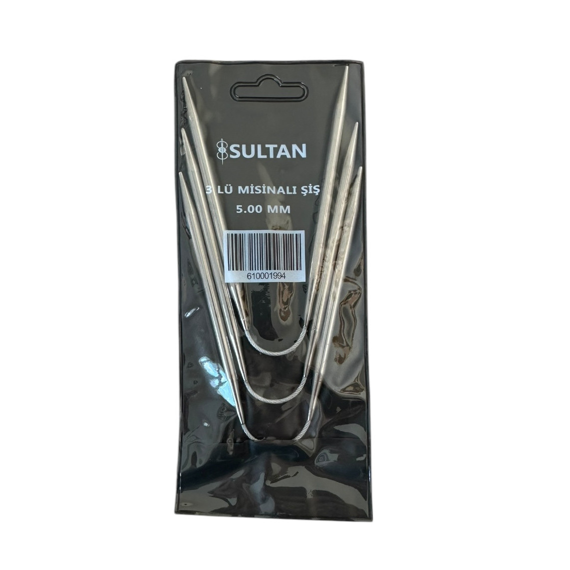 Набір коротких кругових спиць Sultan (3 шт.) № 5, фото 1