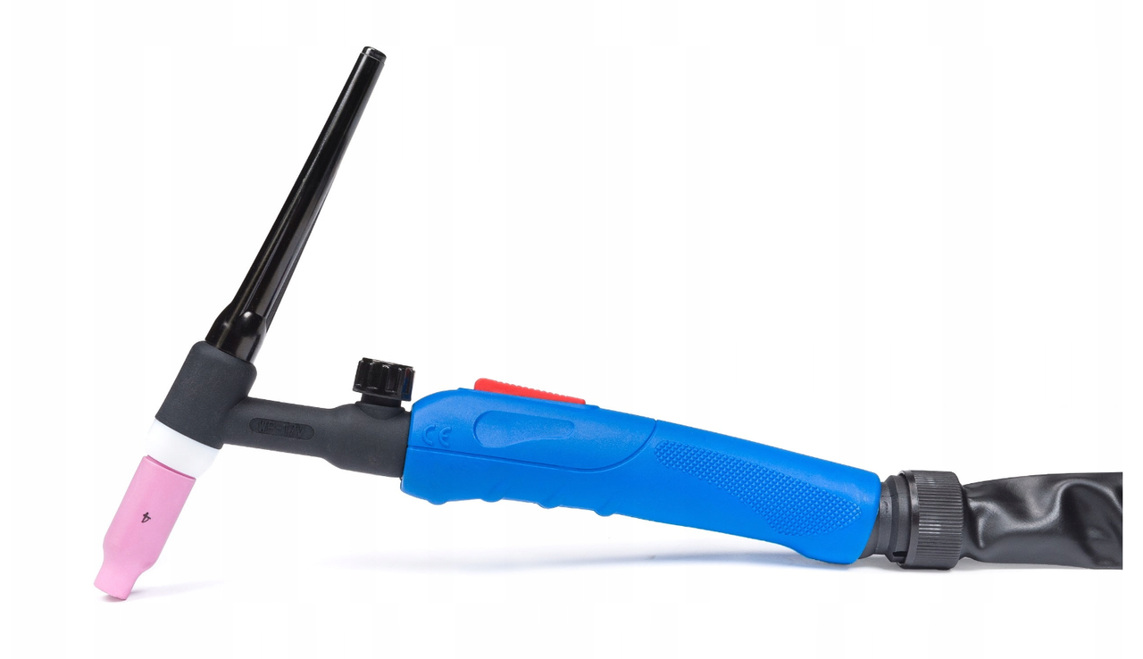 Зварювальний пальник з вентилем подачі газу TIG-17v-35, фото 1