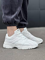 Чоловічі білі стильні кросівки, повсякденні кросівки на хлопця, чоловіче взуття весна літо текстиль