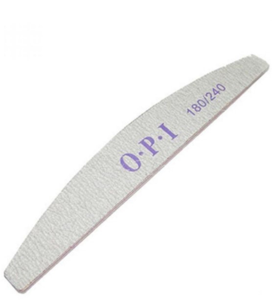 Пилка для нігтів OPI 180/240 гріт човен 1шт