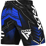 Шорті для MMA RDX MSS-IMF схвалені IMMAF Blue XL, фото 3