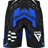 Шорті для MMA RDX MSS-IMF схвалені IMMAF Blue XL, фото 4