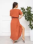 Плаття 13936 XL теракотовий, фото 3