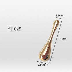 Масажна паличка, охолоджувальний аплікатор, для крему для очей голд 7.6х1,8см