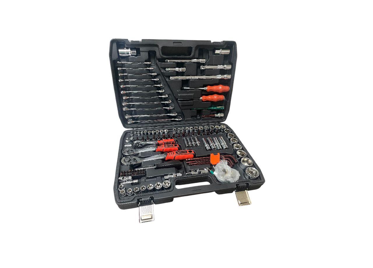 Набір інструментів 121 од.1/2"&3/8"1/4"DR 72зуба Cr-V STRONA