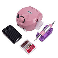 Фрезер для манікюру BUCOS Nail Drill ZS-601 PRO SILVER на 45 Вт/3500  (+набір фрез і педаль)