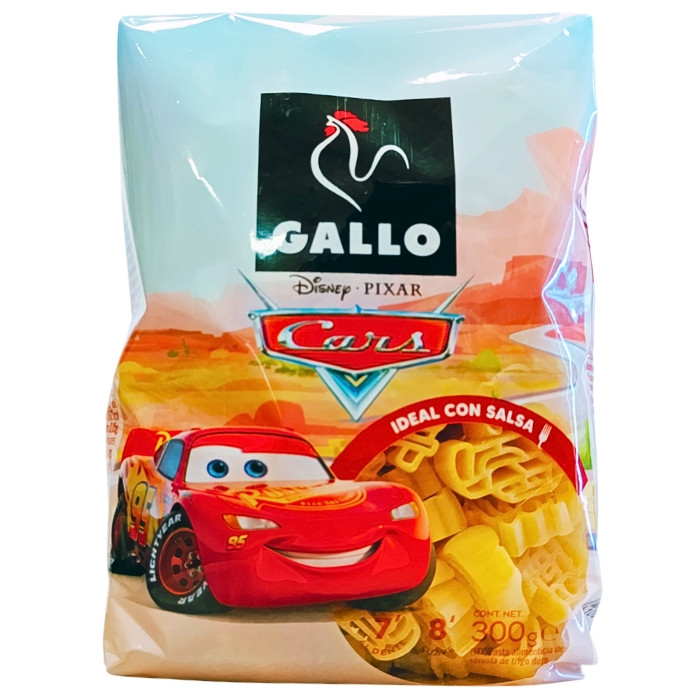 Макарони Gallo Disney Pixar Cars фігурні 300 г, фото 1