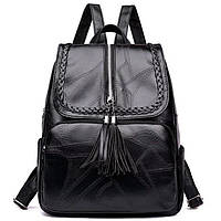 Жіночий рюкзак (32х26х12 см) з PU-шкіри OLZ2066 / Міська сумка-рюкзак для жінок