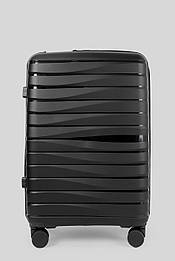 Середня пластикова валіза Tourist P800-2-BL чорна