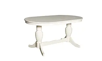 Стіл Бланка обідній розкладний 1600/2000x900x750 кремовий/метелик