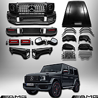 Автомобільний обвіс комплект рестайлінгу G63 AMG для Мерседес G клас W463 Mercedes G class W463 1990-2018 г