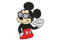 Аплікація пришивна "Міккі Маус в окулярах" 17×23 см