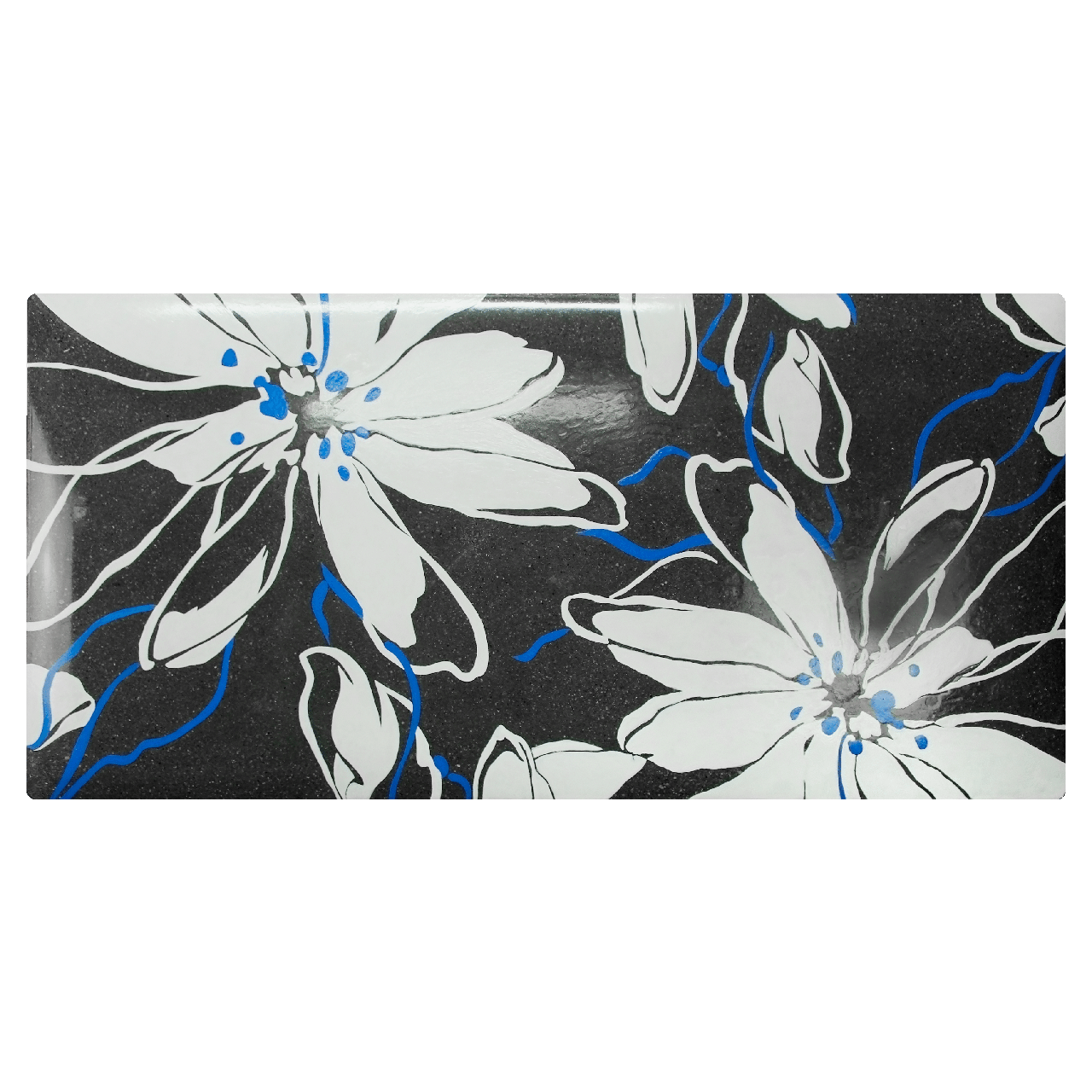 Керамогранітний обогреватель KEN-600 "Весняні квіти" пепельный