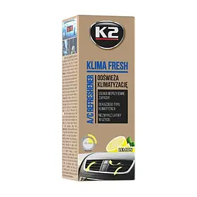 Очисник кондиціонера K2 KLIMA FRESH - Лимон "бомбочка" 150 мл.