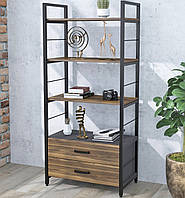 Відкритий стелаж офісний із висувними шухлядами L-155 ТМ Loft Design