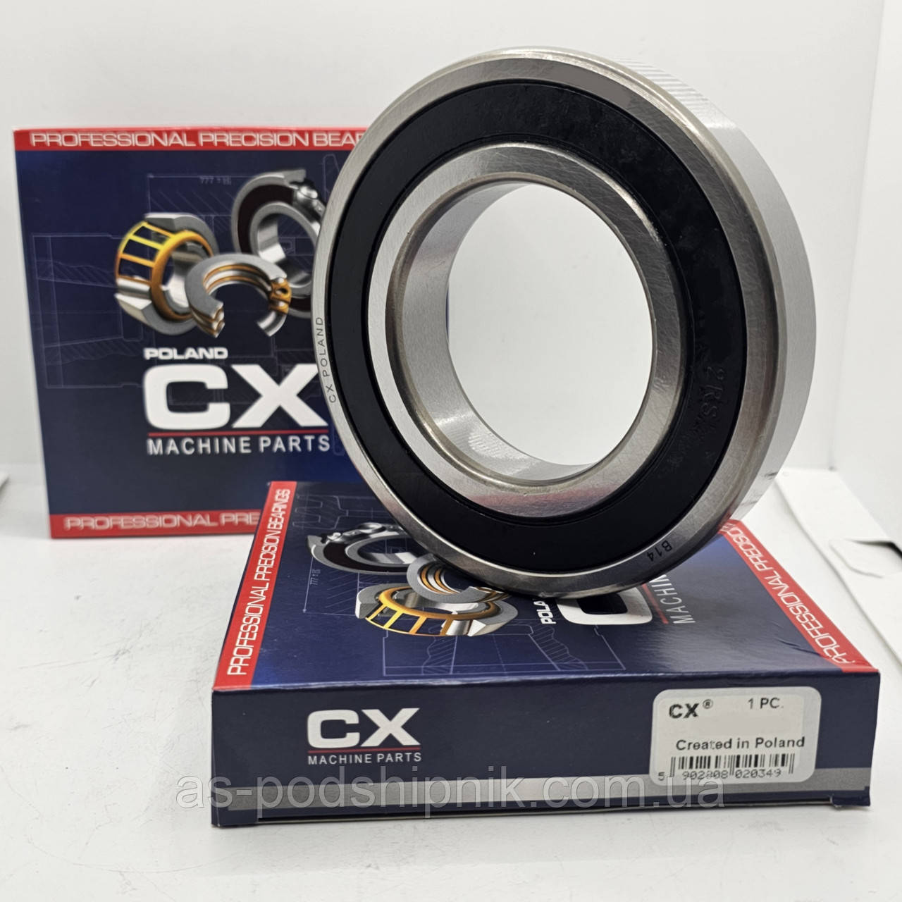Підшипник 6210-2RS (180210) CX POLAND