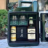 Каністра-бар 10 л у зеленому кольорі - оригінальний подарунок автолюбителю, чоловікові, хлопцеві, шефу, фото 3