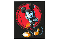 Аплікація пришивна колір чорний "Mickey" 19×23 см