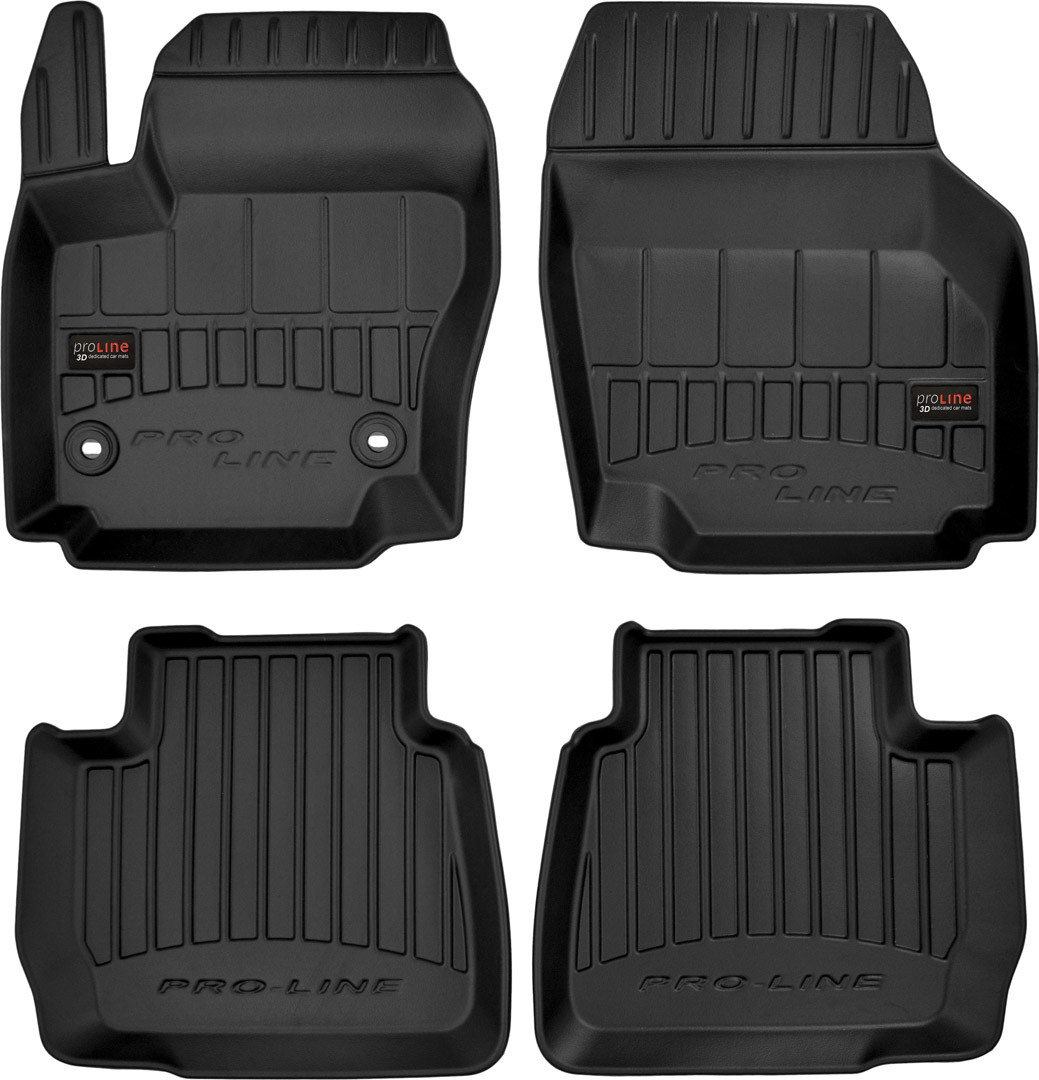 Коврики салону автомобільні гумові FORD Mondeo MkIV 2007-2014 / 3D408449
