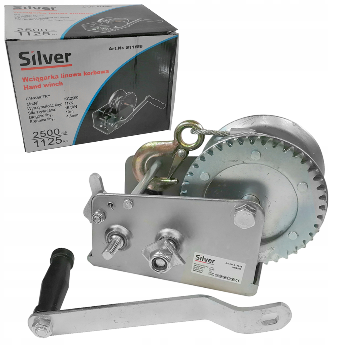 Лебідка ручна барабанна  545кг  Silver S11185