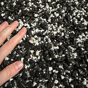 Набір кам'яний килим 22.2кг Creto (каміння + клей) Black & White